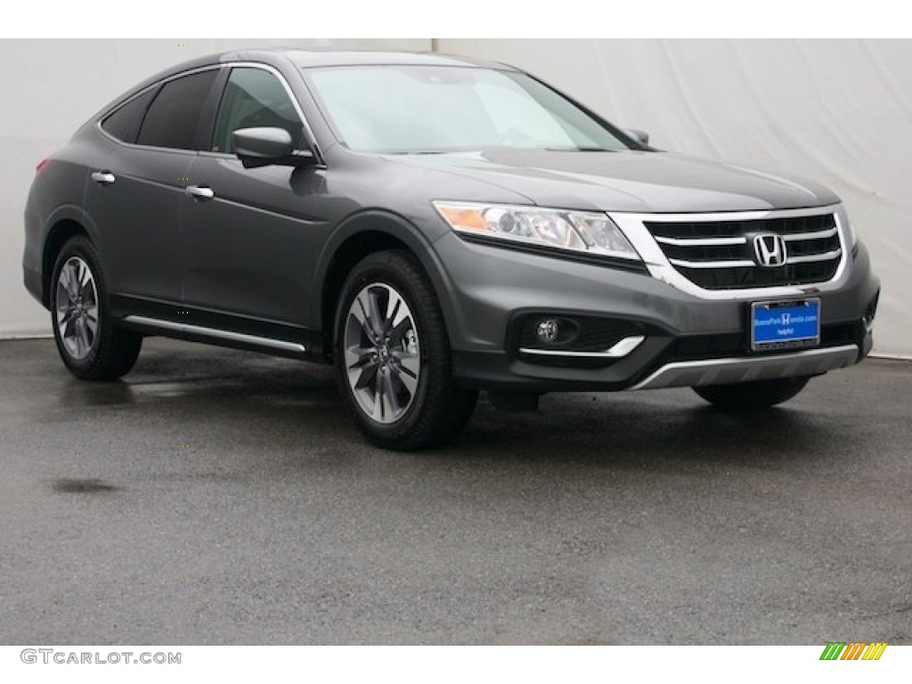 2015 Crosstour EX V6 - Modern Steel Metallic / Black photo #1