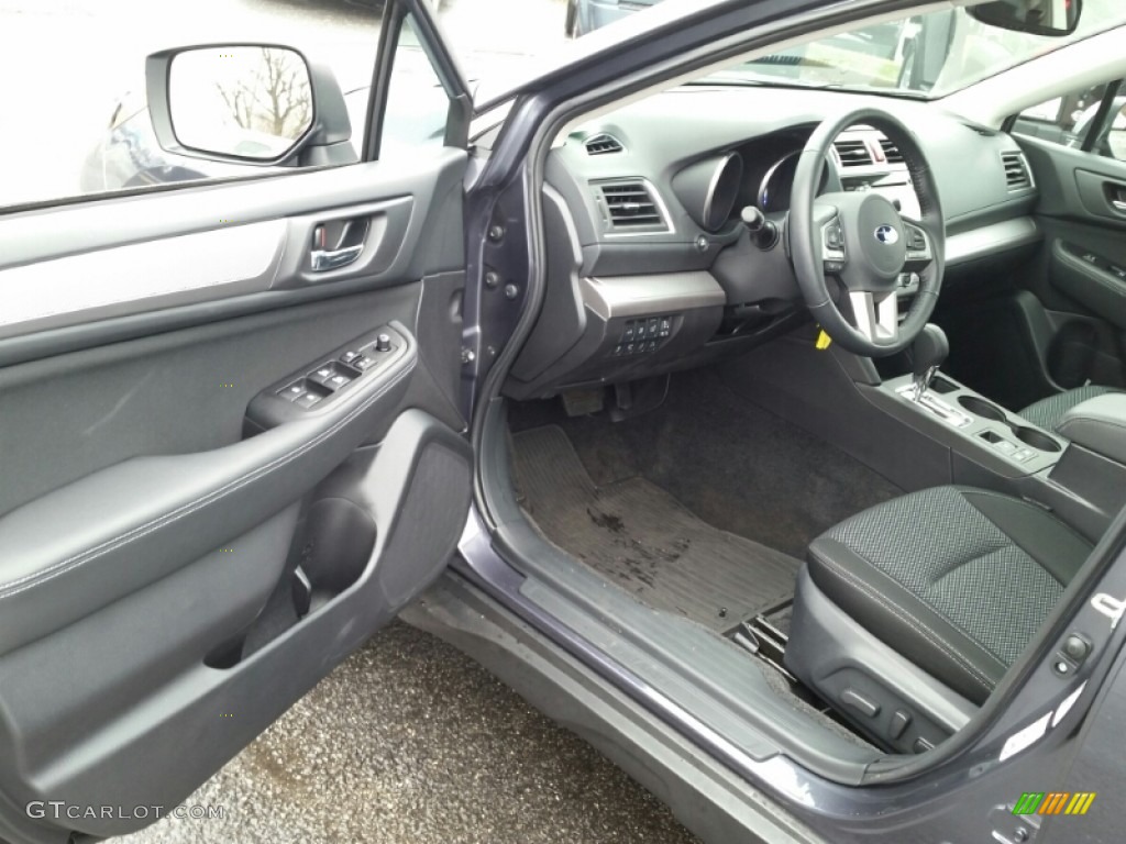 Slate Black Interior 2015 Subaru Outback 2.5i Premium Photo #102994213