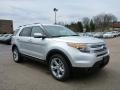 2015 Ingot Silver Ford Explorer Limited 4WD  photo #1