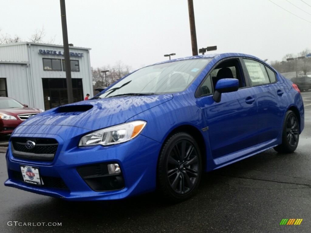 2015 WRX  - WR Blue Pearl / Carbon Black photo #1