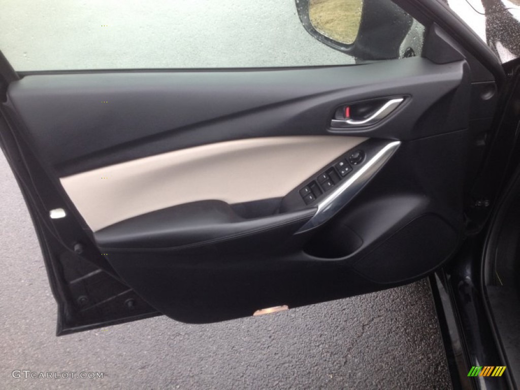 2015 Mazda Mazda6 Sport Black Door Panel Photo #102996520