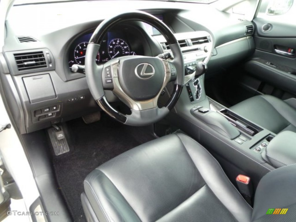 Black Interior 2014 Lexus RX 350 Photo #102998202