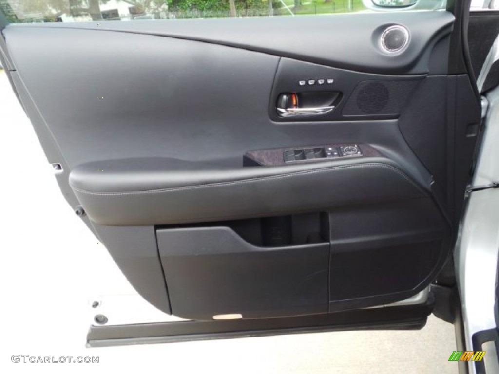 2014 Lexus RX 350 Black Door Panel Photo #102998224