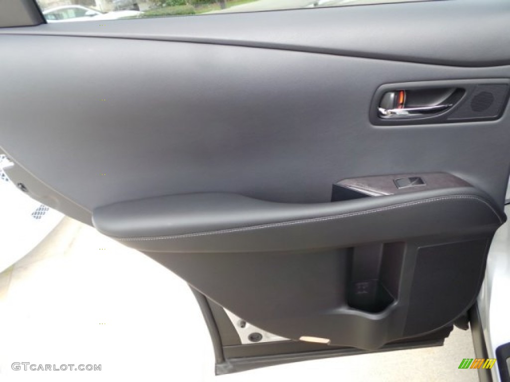 2014 Lexus RX 350 Black Door Panel Photo #102998238