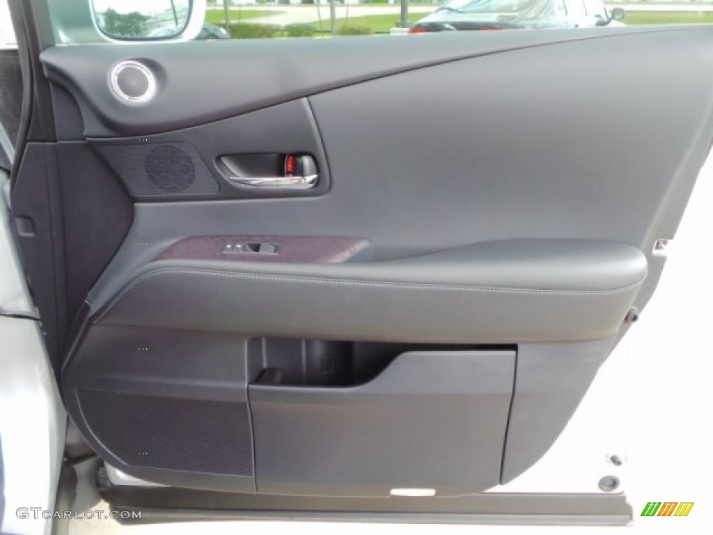 2014 Lexus RX 350 Black Door Panel Photo #102998251