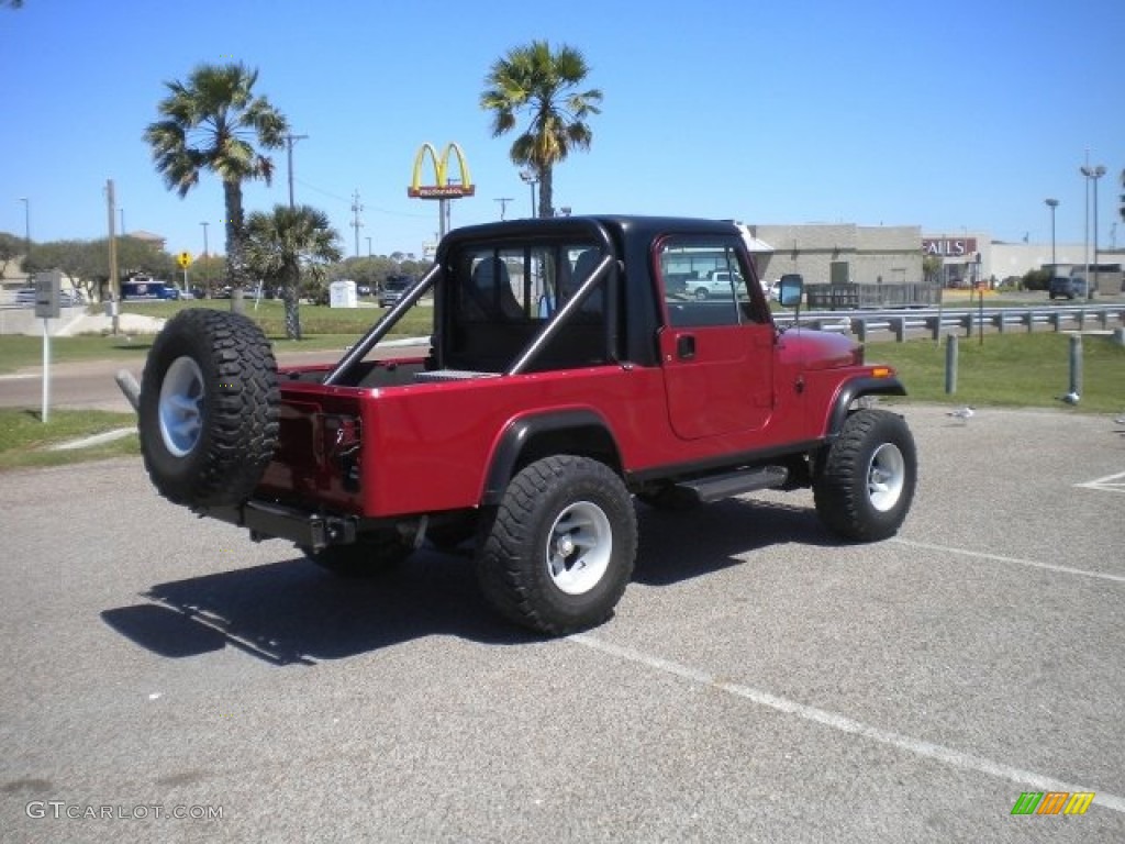 1984 Scrambler CJ-8 4x4 - Chilipepper Red / Black photo #8