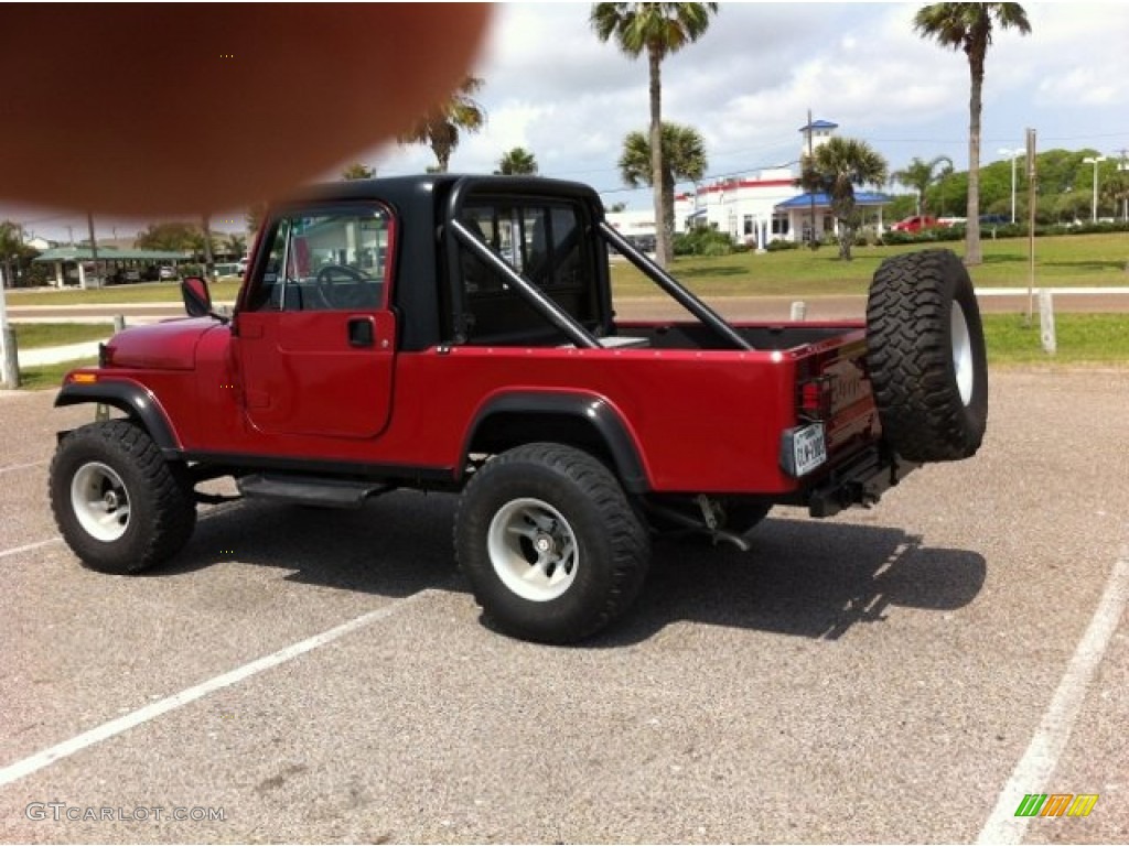 1984 Scrambler CJ-8 4x4 - Chilipepper Red / Black photo #9