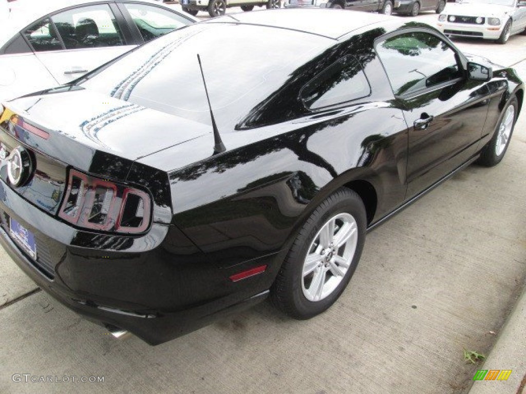 2014 Mustang V6 Premium Coupe - Black / Charcoal Black photo #2