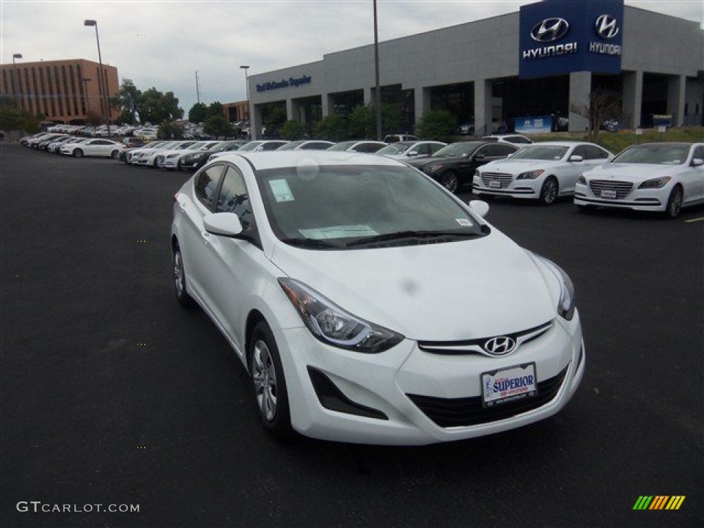 2016 Elantra SE - White / Gray photo #1