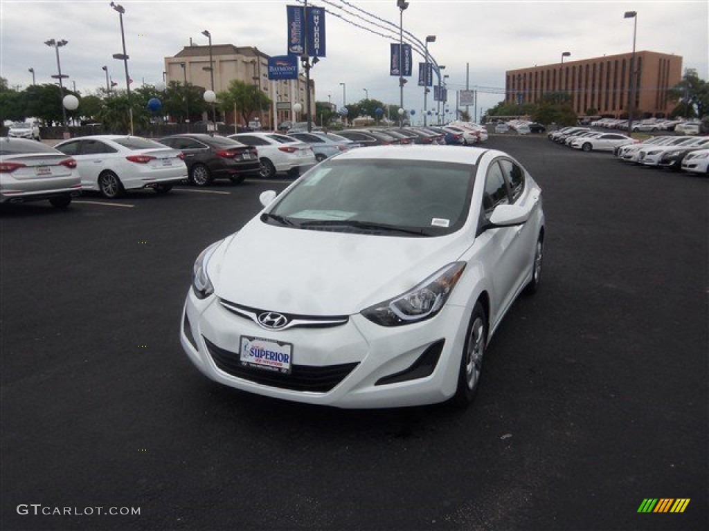 2016 Elantra SE - White / Gray photo #3