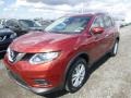 2015 Cayenne Red Nissan Rogue SV AWD  photo #8