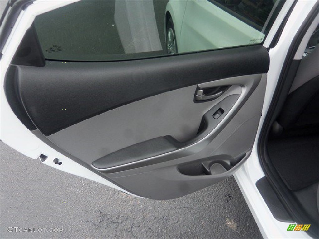 2016 Elantra SE - White / Gray photo #12