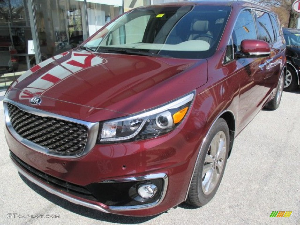 2015 Sedona Limited - Black Berry / Burgundy photo #1