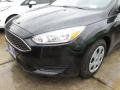 2015 Tuxedo Black Metallic Ford Focus S Sedan  photo #4