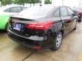 2015 Tuxedo Black Metallic Ford Focus S Sedan  photo #6