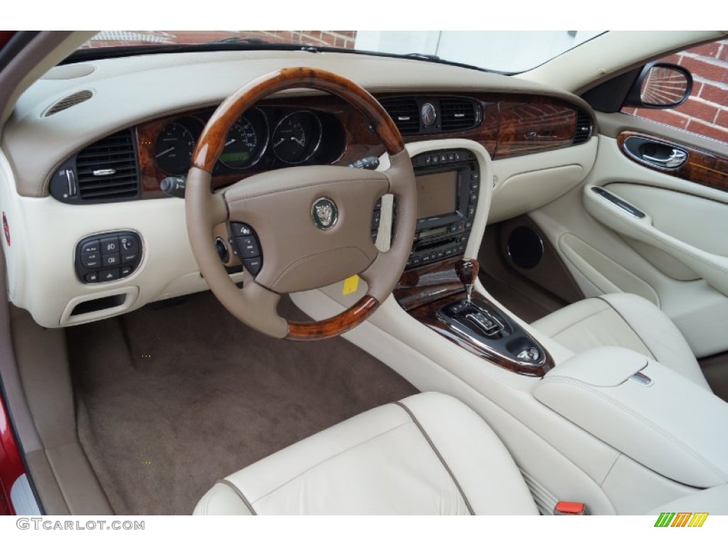 Ivory Interior 2006 Jaguar XJ Super V8 Photo #103008075