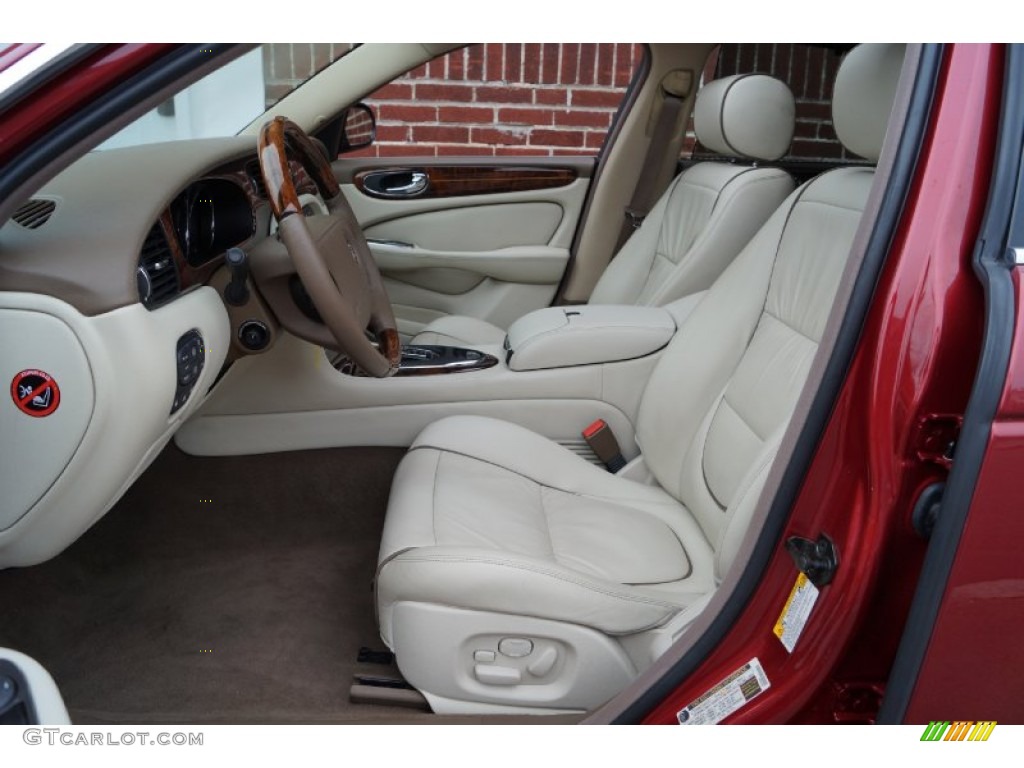 Ivory Interior 2006 Jaguar XJ Super V8 Photo #103008135