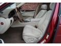 2006 Jaguar XJ Ivory Interior Front Seat Photo