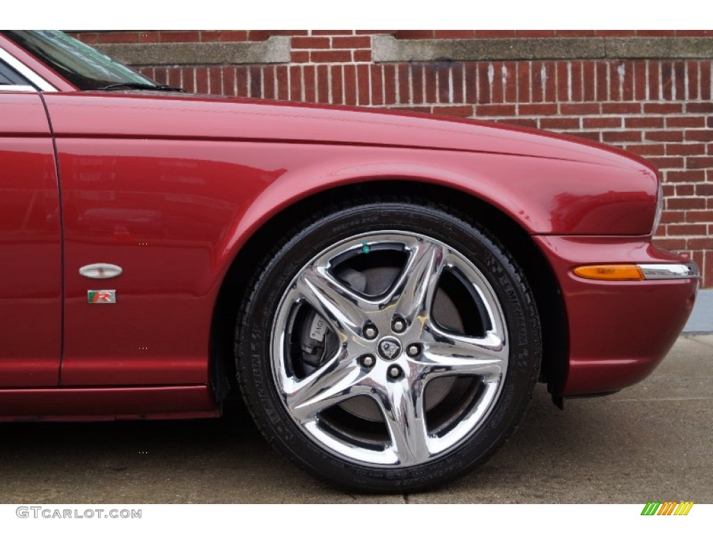 2006 XJ Super V8 - Radiance Red Metallic / Ivory photo #35