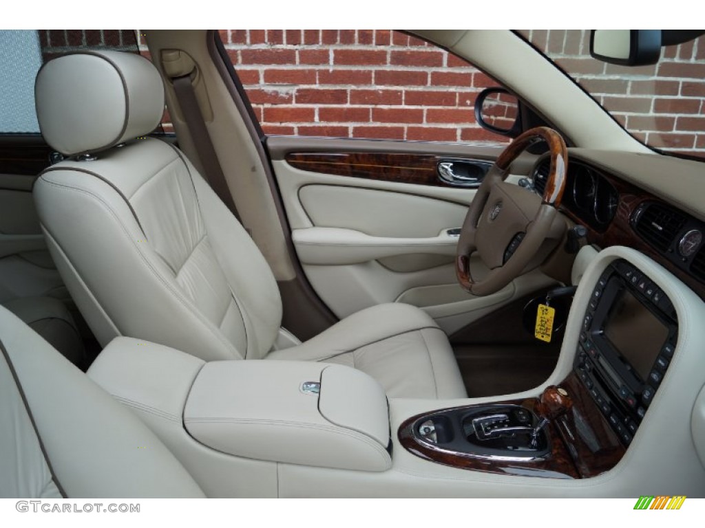 2006 XJ Super V8 - Radiance Red Metallic / Ivory photo #57