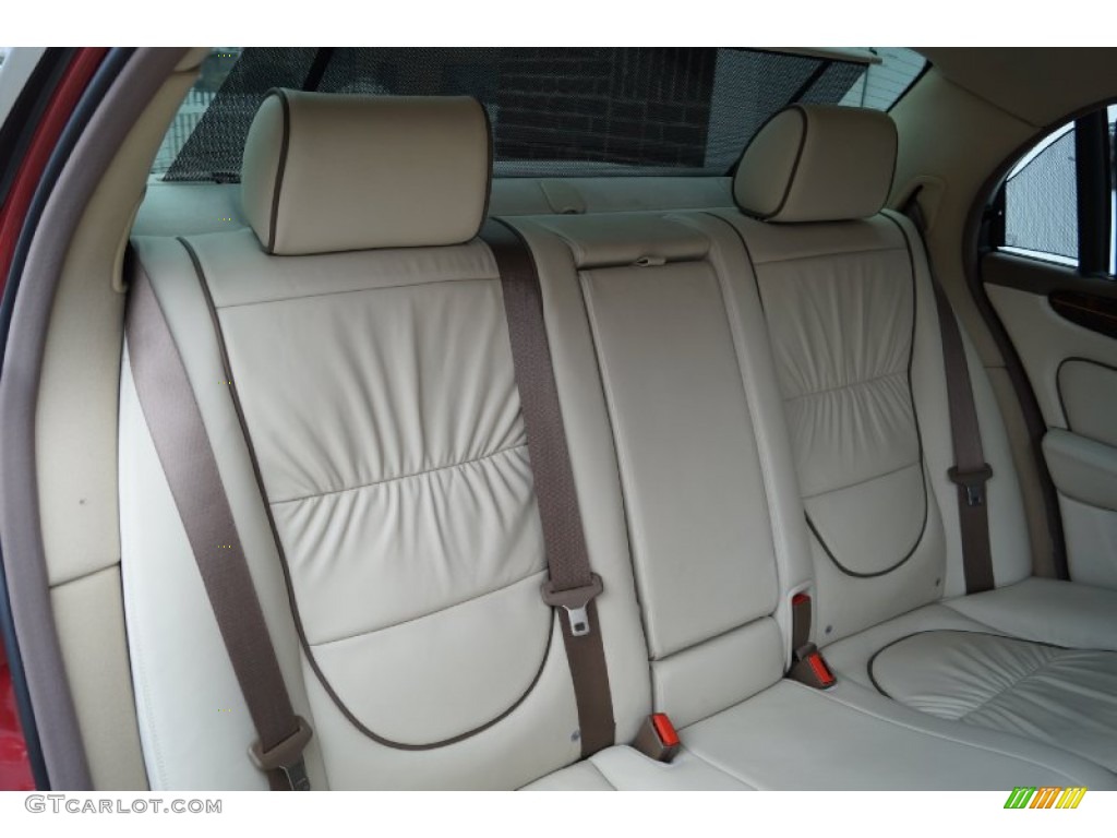 2006 XJ Super V8 - Radiance Red Metallic / Ivory photo #62