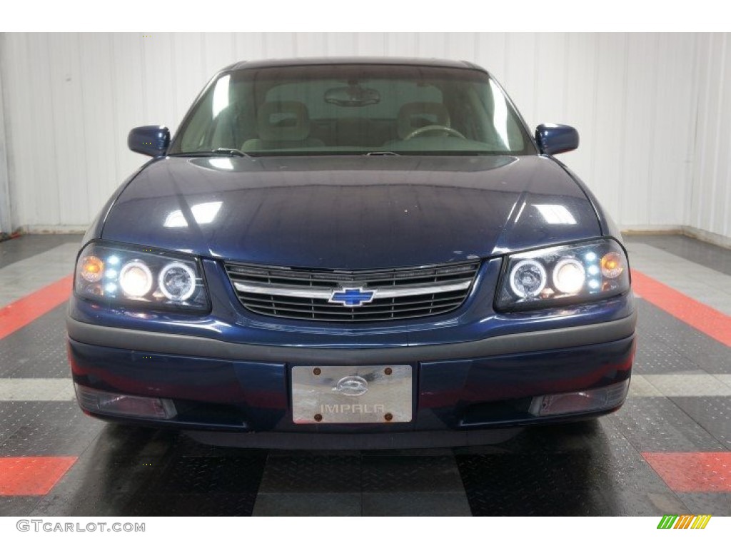 2001 Impala LS - Navy Blue Metallic / Medium Gray photo #4