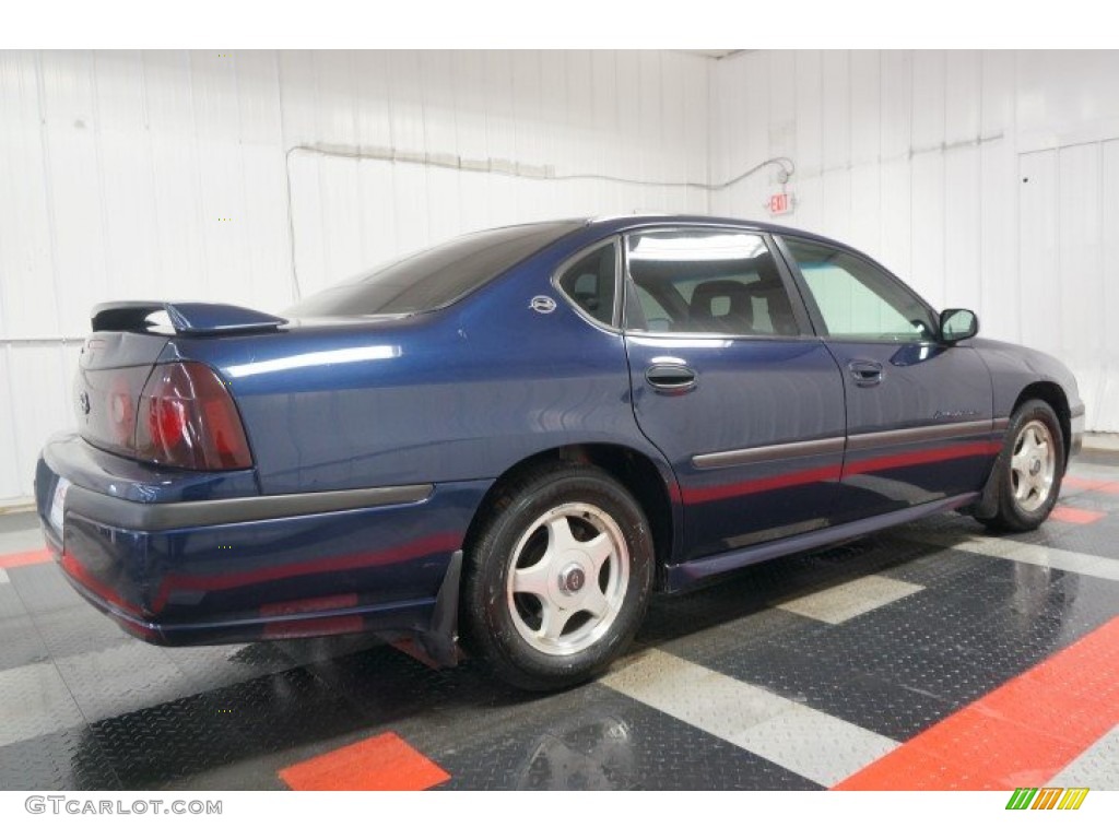 2001 Impala LS - Navy Blue Metallic / Medium Gray photo #7