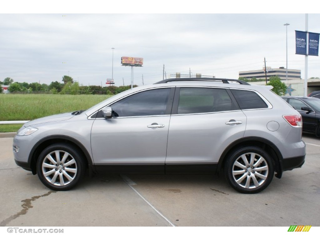 2008 CX-9 Grand Touring - Liquid Platinum Metallic / Black photo #6