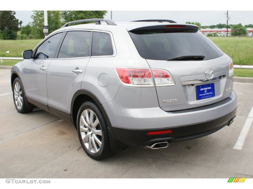 2008 CX-9 Grand Touring - Liquid Platinum Metallic / Black photo #7