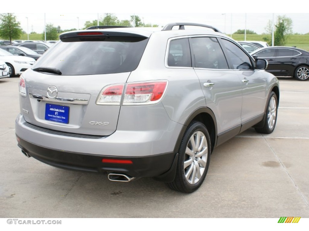 2008 CX-9 Grand Touring - Liquid Platinum Metallic / Black photo #9