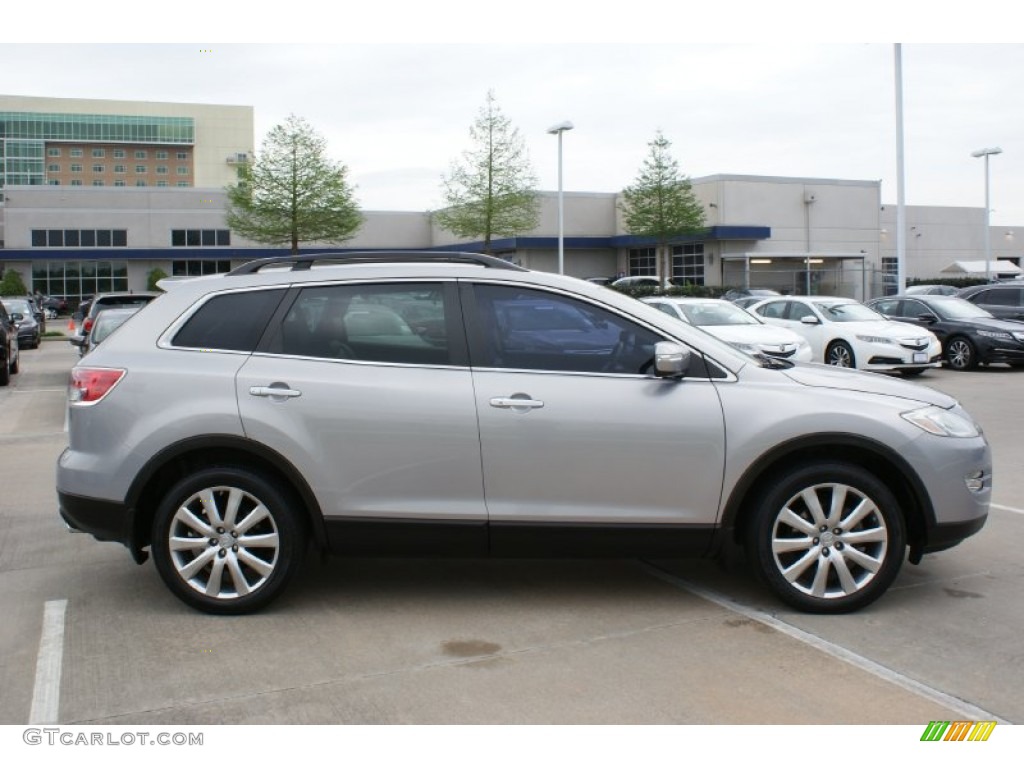 2008 CX-9 Grand Touring - Liquid Platinum Metallic / Black photo #10