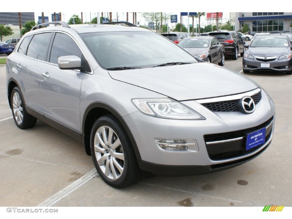 2008 CX-9 Grand Touring - Liquid Platinum Metallic / Black photo #11