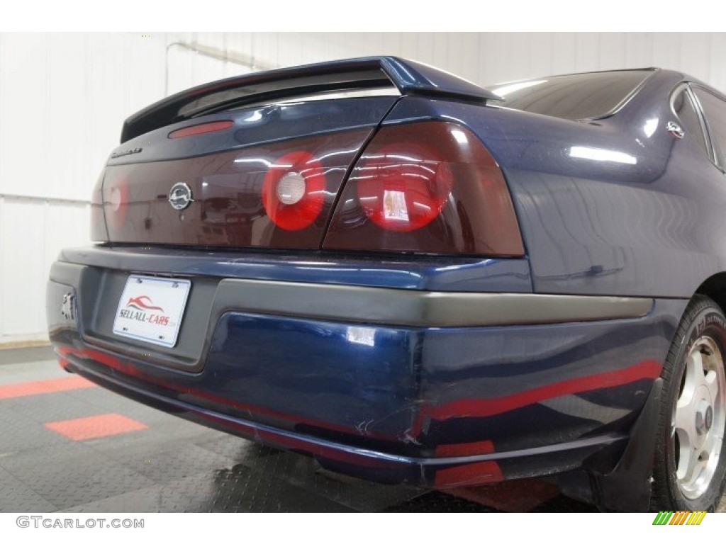 2001 Impala LS - Navy Blue Metallic / Medium Gray photo #51