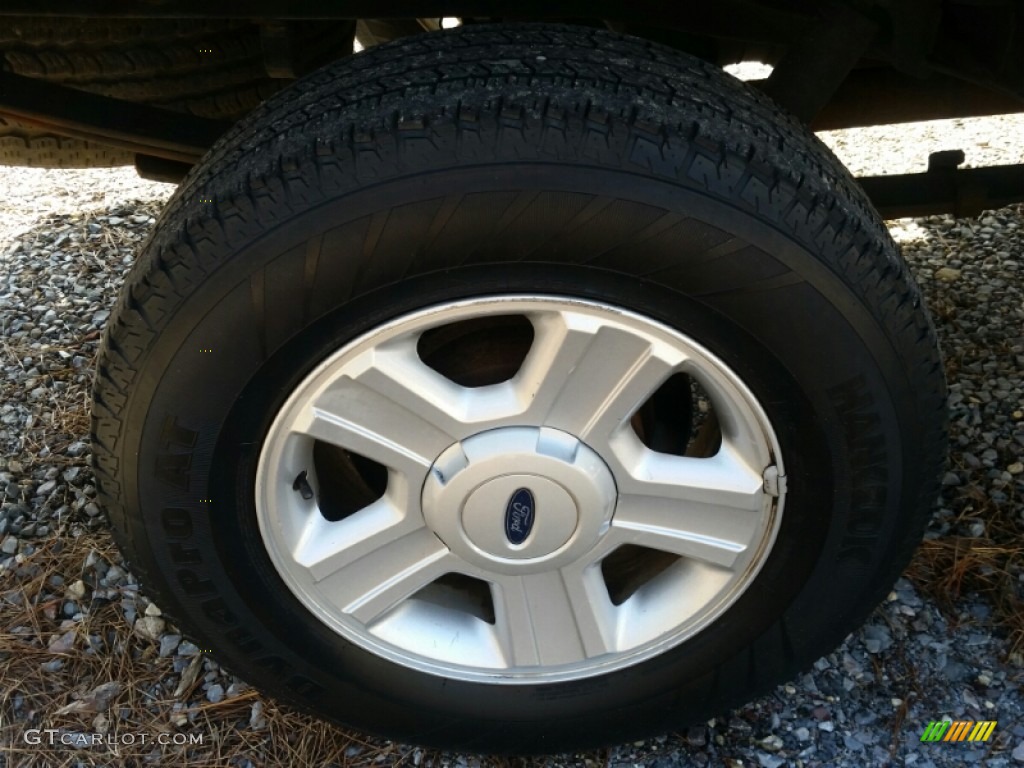 2006 F150 XLT SuperCrew 4x4 - Dark Toreador Red Metallic / Medium/Dark Flint photo #9