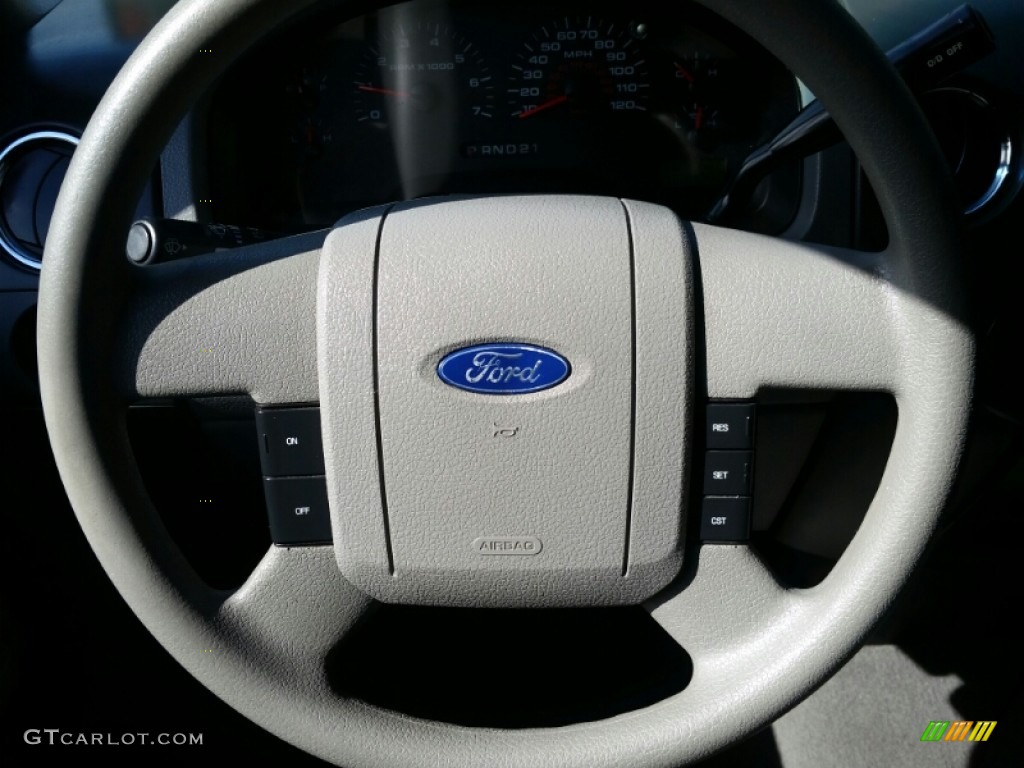 2006 F150 XLT SuperCrew 4x4 - Dark Toreador Red Metallic / Medium/Dark Flint photo #14