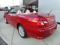 2008 Inferno Red Crystal Pearl Chrysler Sebring Limited Convertible  photo #3