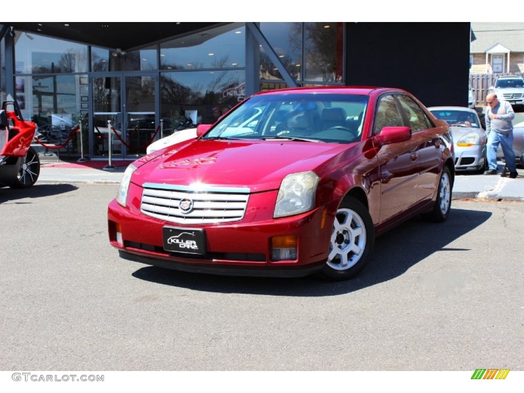 2004 CTS Sedan - Red Line / Light Neutral photo #3