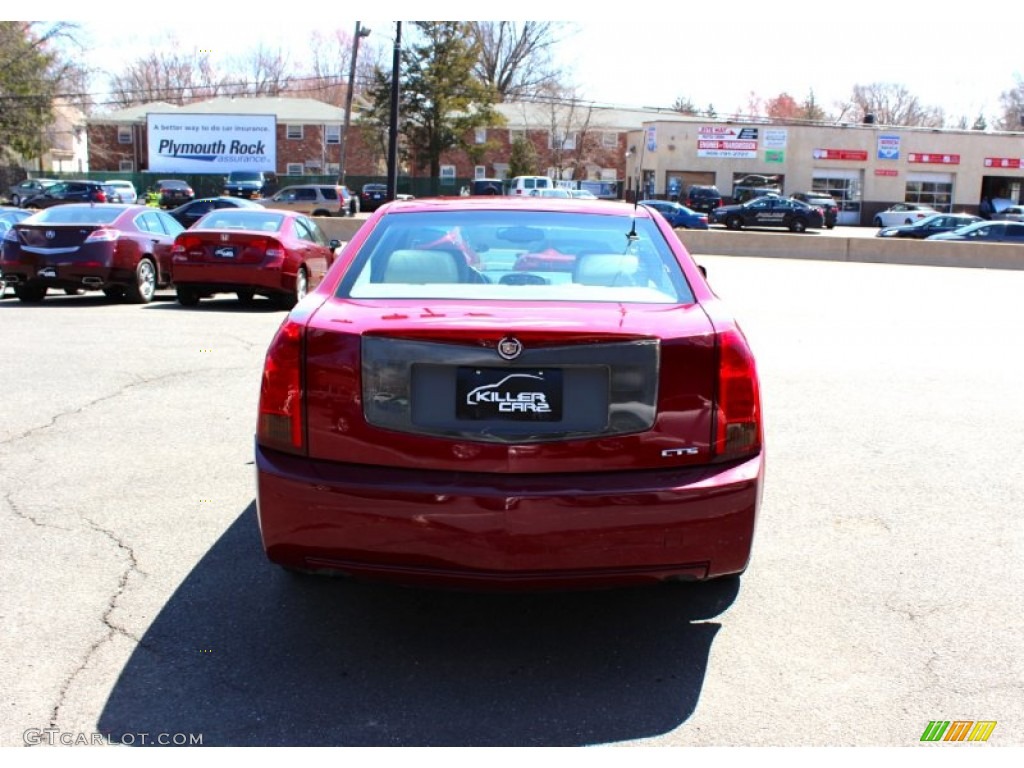 2004 CTS Sedan - Red Line / Light Neutral photo #6