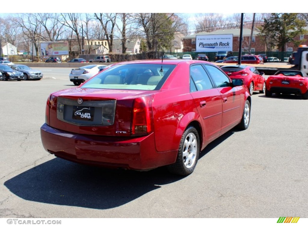 2004 CTS Sedan - Red Line / Light Neutral photo #7