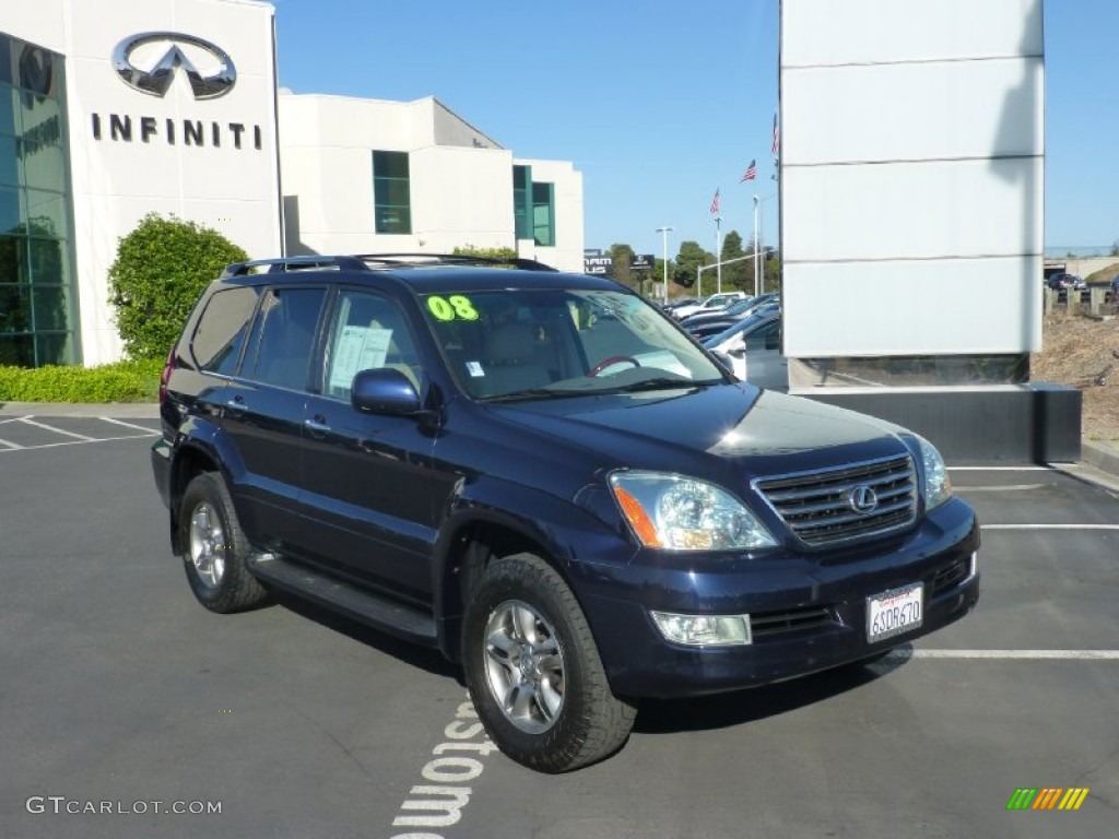 2008 GX 470 - Nautical Blue Metallic / Ivory photo #1