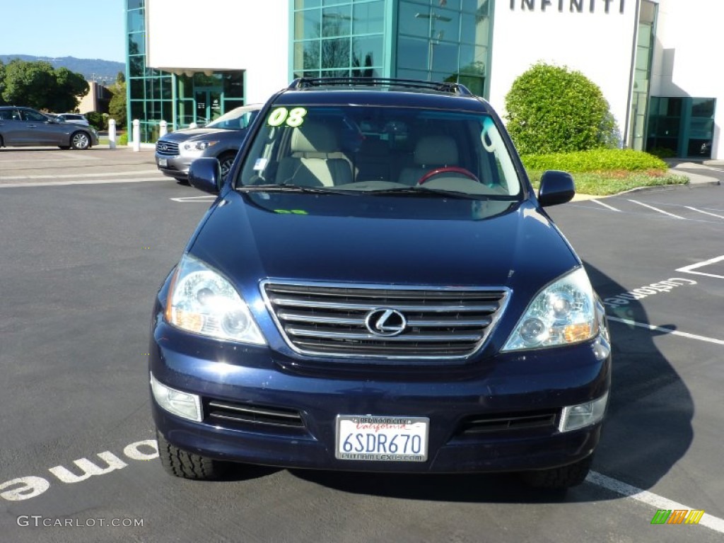 2008 GX 470 - Nautical Blue Metallic / Ivory photo #11