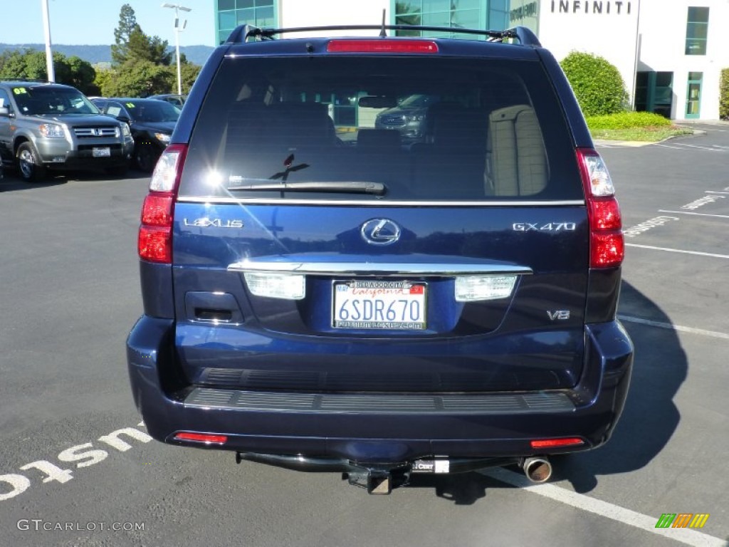 2008 GX 470 - Nautical Blue Metallic / Ivory photo #13