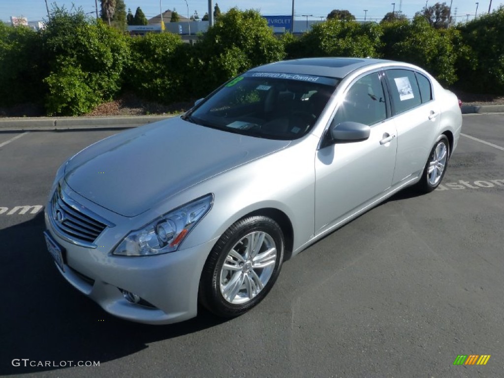 Liquid Platinum 2013 Infiniti G 37 Journey Sedan Exterior Photo #103019196