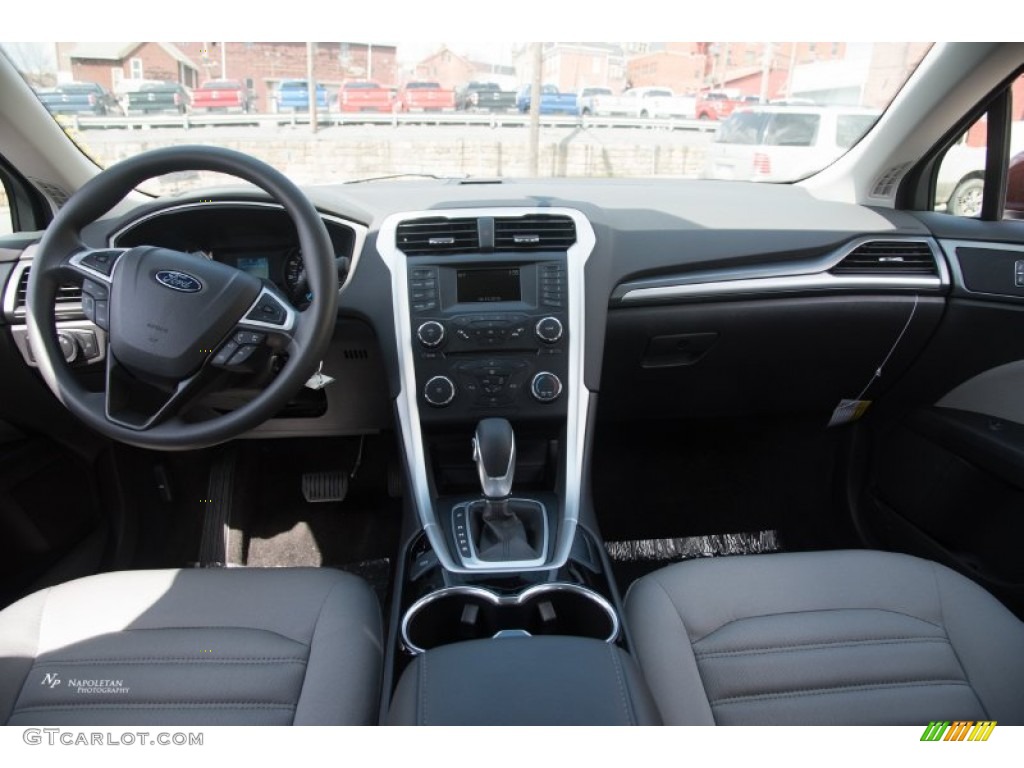 2015 Fusion S - Bronze Fire Metallic / Earth Gray photo #9