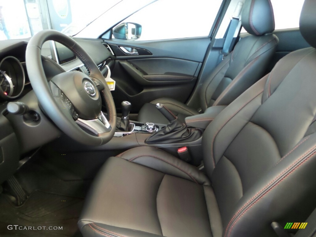 2015 Mazda MAZDA3 i Grand Touring 5 Door Front Seat Photo #103021734