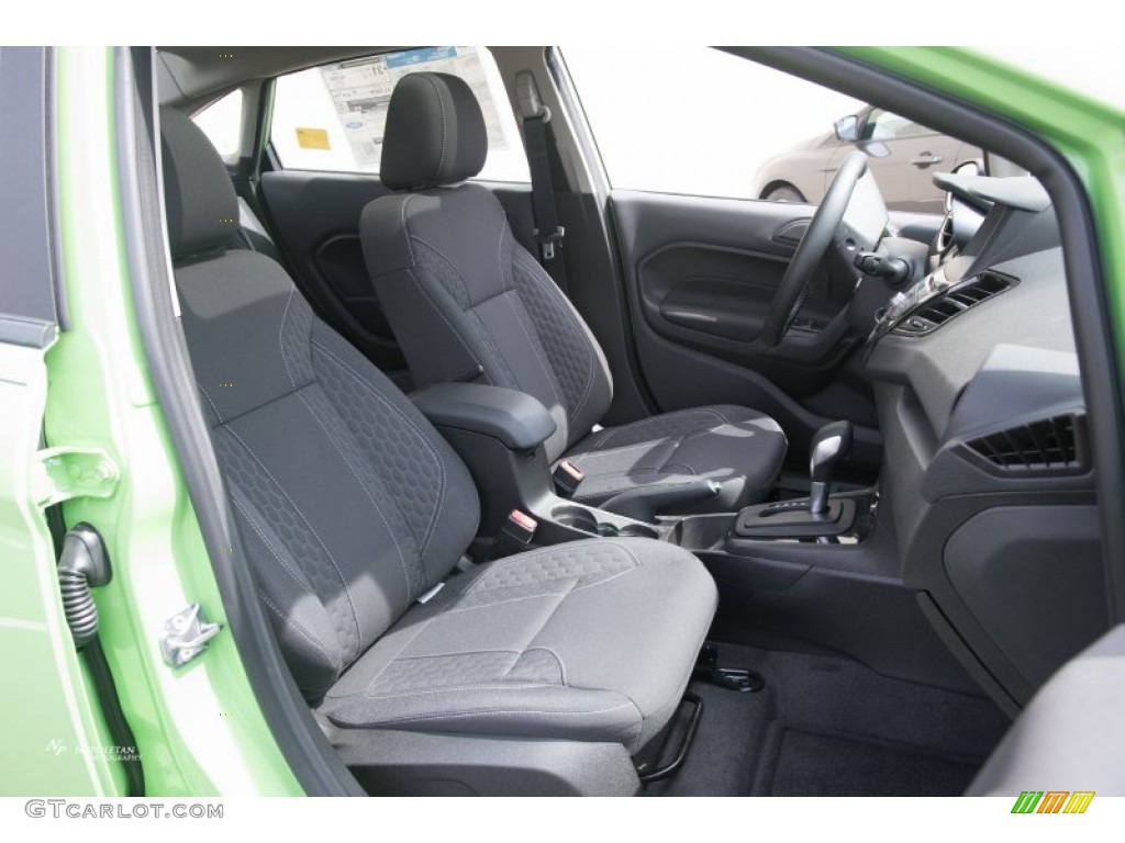 2015 Fiesta SE Sedan - Green Envy / Charcoal Black photo #7
