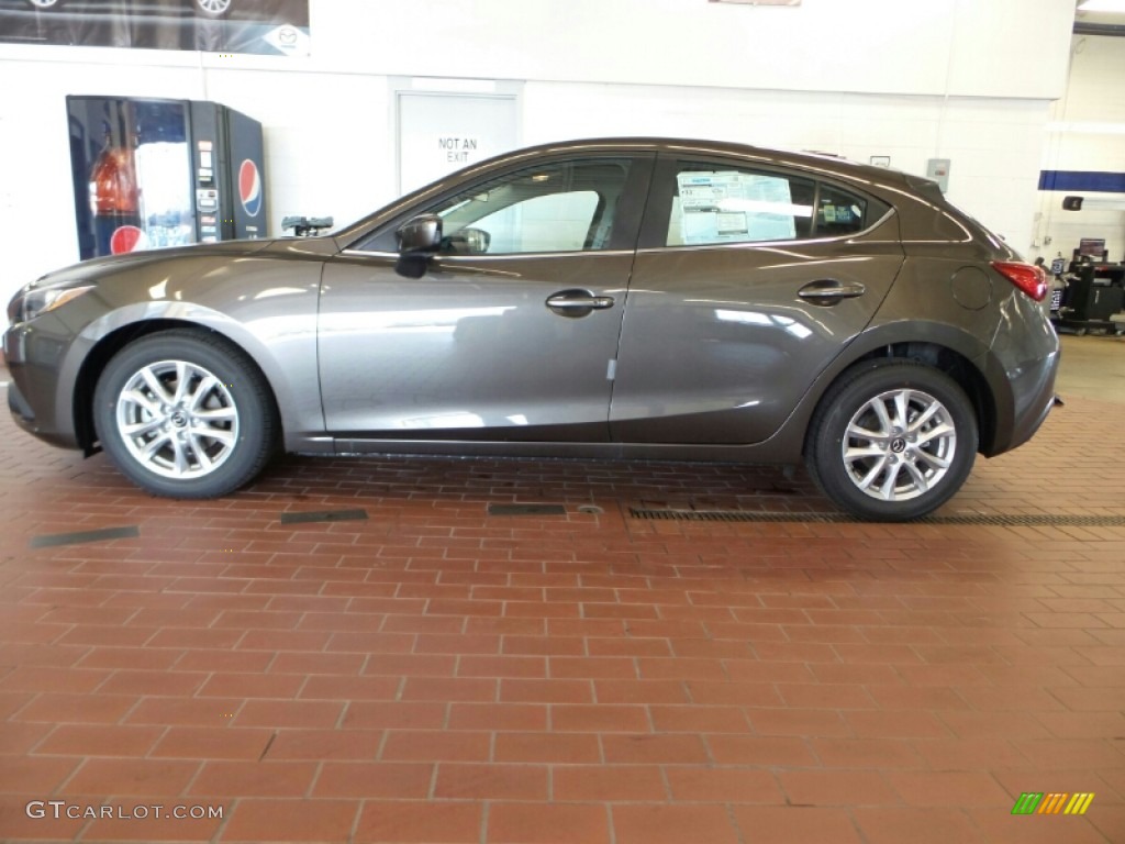 Titanium Flash Mica 2015 Mazda MAZDA3 i Grand Touring 5 Door Exterior Photo #103021908