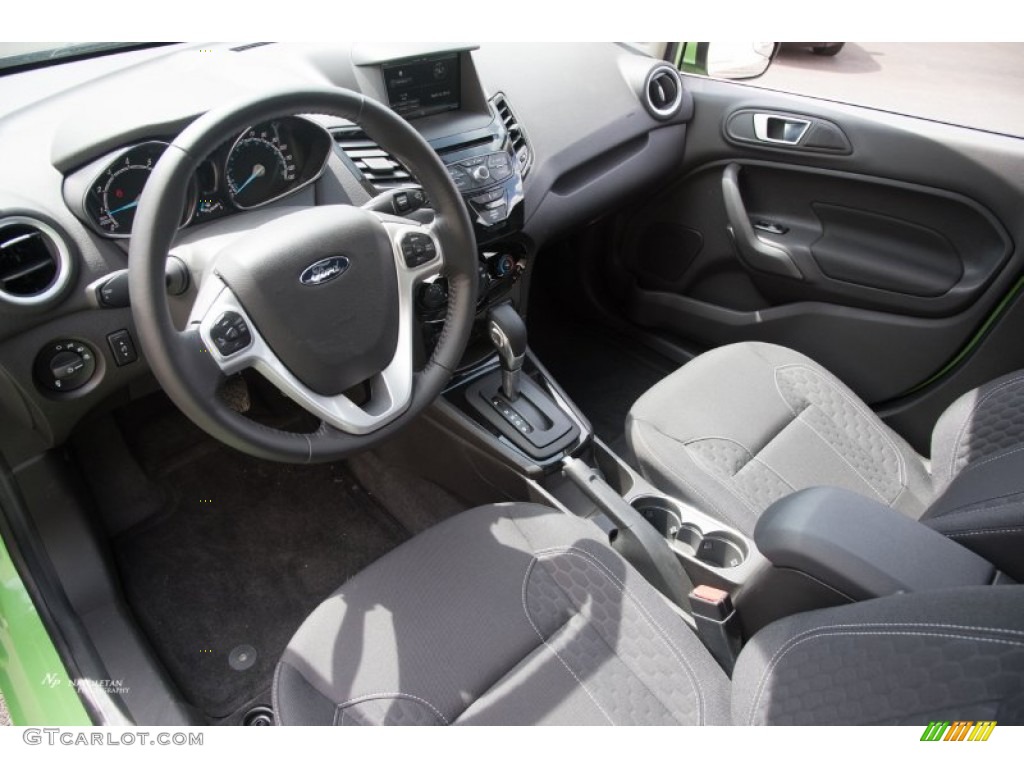 2015 Fiesta SE Sedan - Green Envy / Charcoal Black photo #9