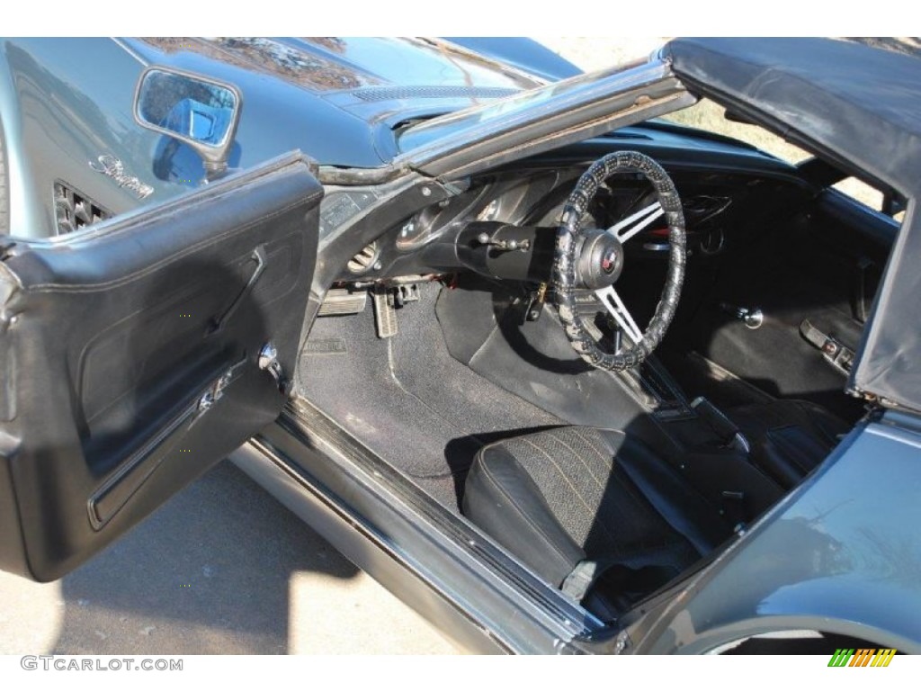 1970 Corvette Stingray Convertible - Bridgehampton Blue / Black photo #4