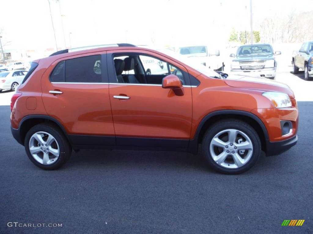 Orange Rock Metallic 2015 Chevrolet Trax LTZ AWD Exterior Photo #103024241